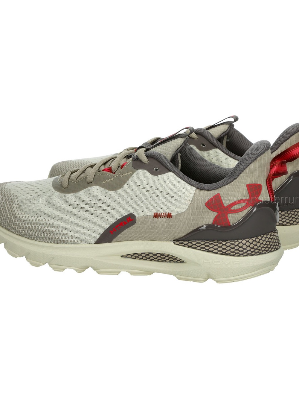 Under Armour Sonic TR  Women’s  Gray Sneakers with Red Accents